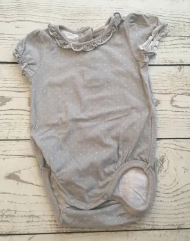 4-6 Months Ruffle Neck Bodysuit