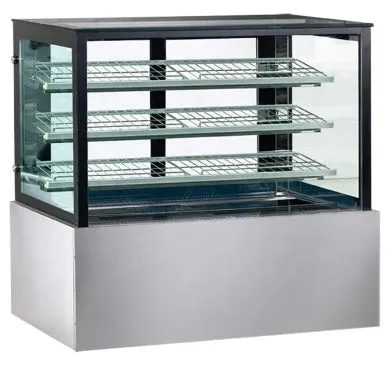 48'' CHEF Pastry Display Warmer Rectangle Glass HD-1203S