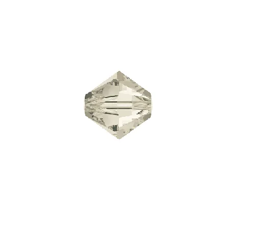 5328 Swarovski xilion bicone Crystal SILVER SHADE 3mm (40)