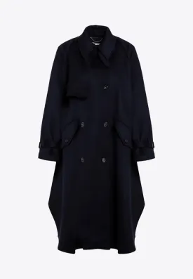 A-line Double-Breasted Trench Coat