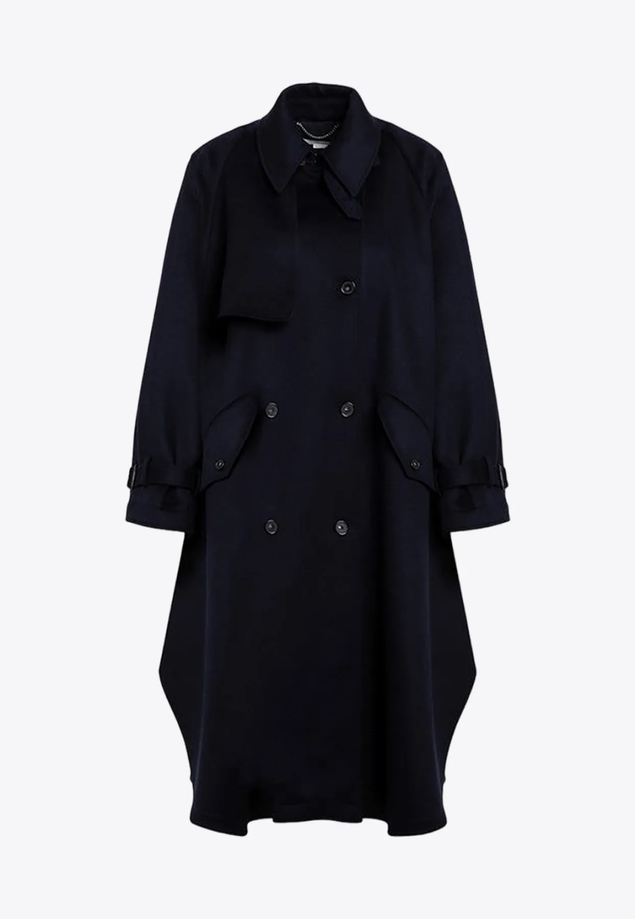 A-line Double-Breasted Trench Coat