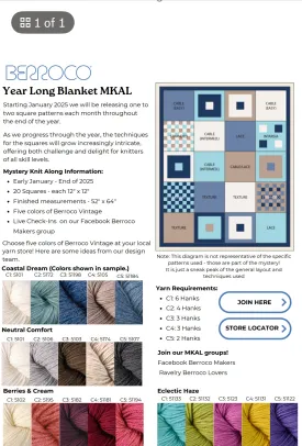 BERROCO YEAR LONG BLANKET MKAL KITS