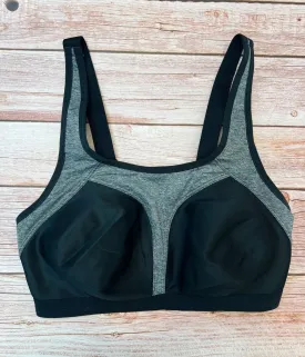 Black Grey High Impact Sports Bra