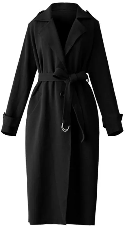 Black Wrap Coat