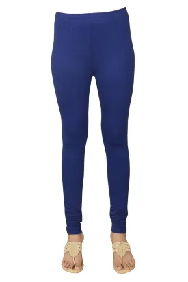 Blue Full Length Cotton Legging