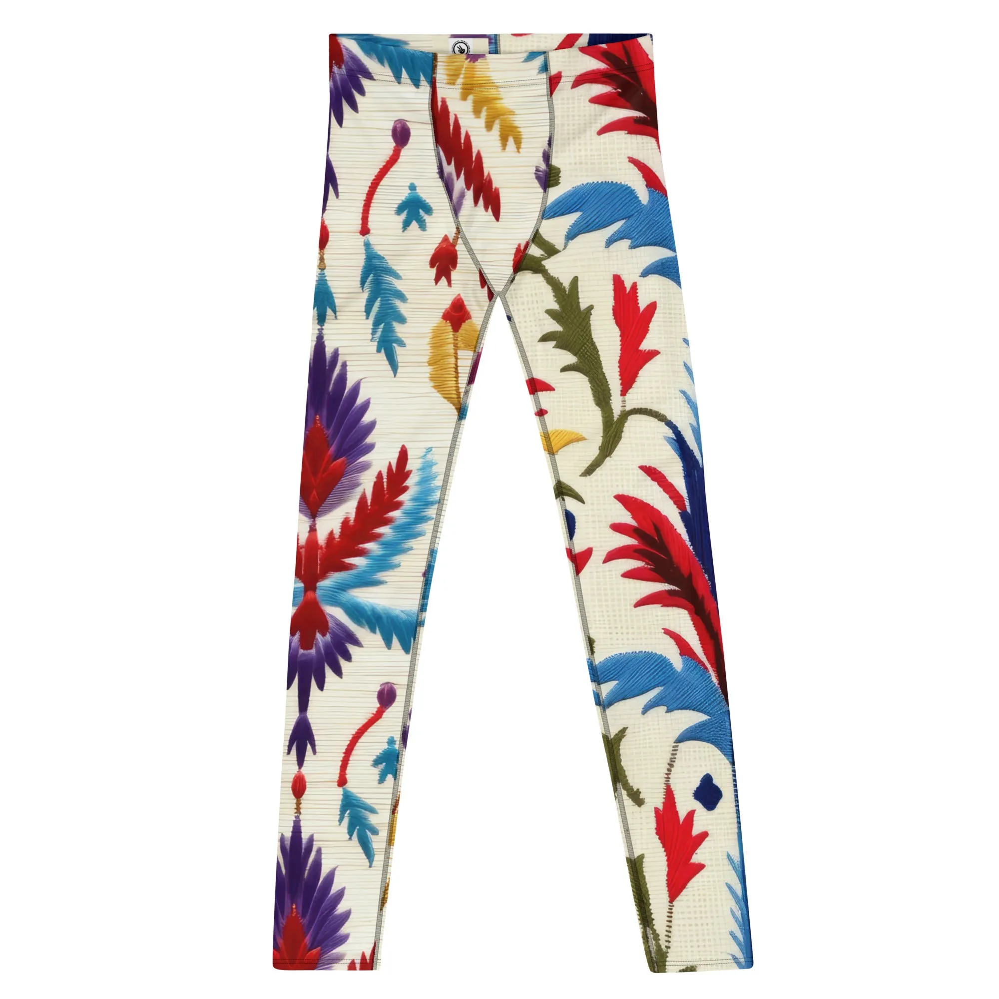 Boho Botanical Men’s Leggings – Earthy, Vibrant, and Uniquely Stylish