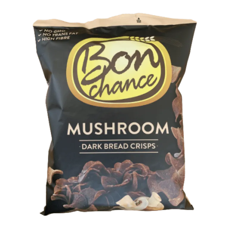 Bread Crisps BON CHANCE Dark Bread Mushroom, 120g