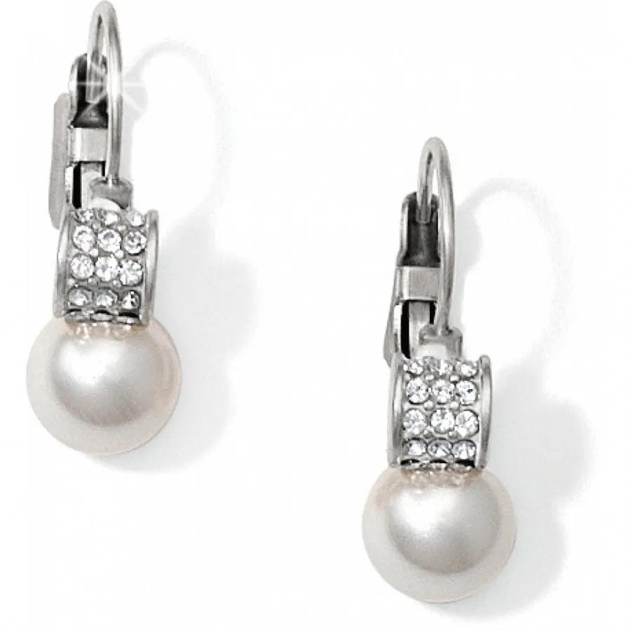 Brighton Meridian Petite Pearl Leverback Earrings