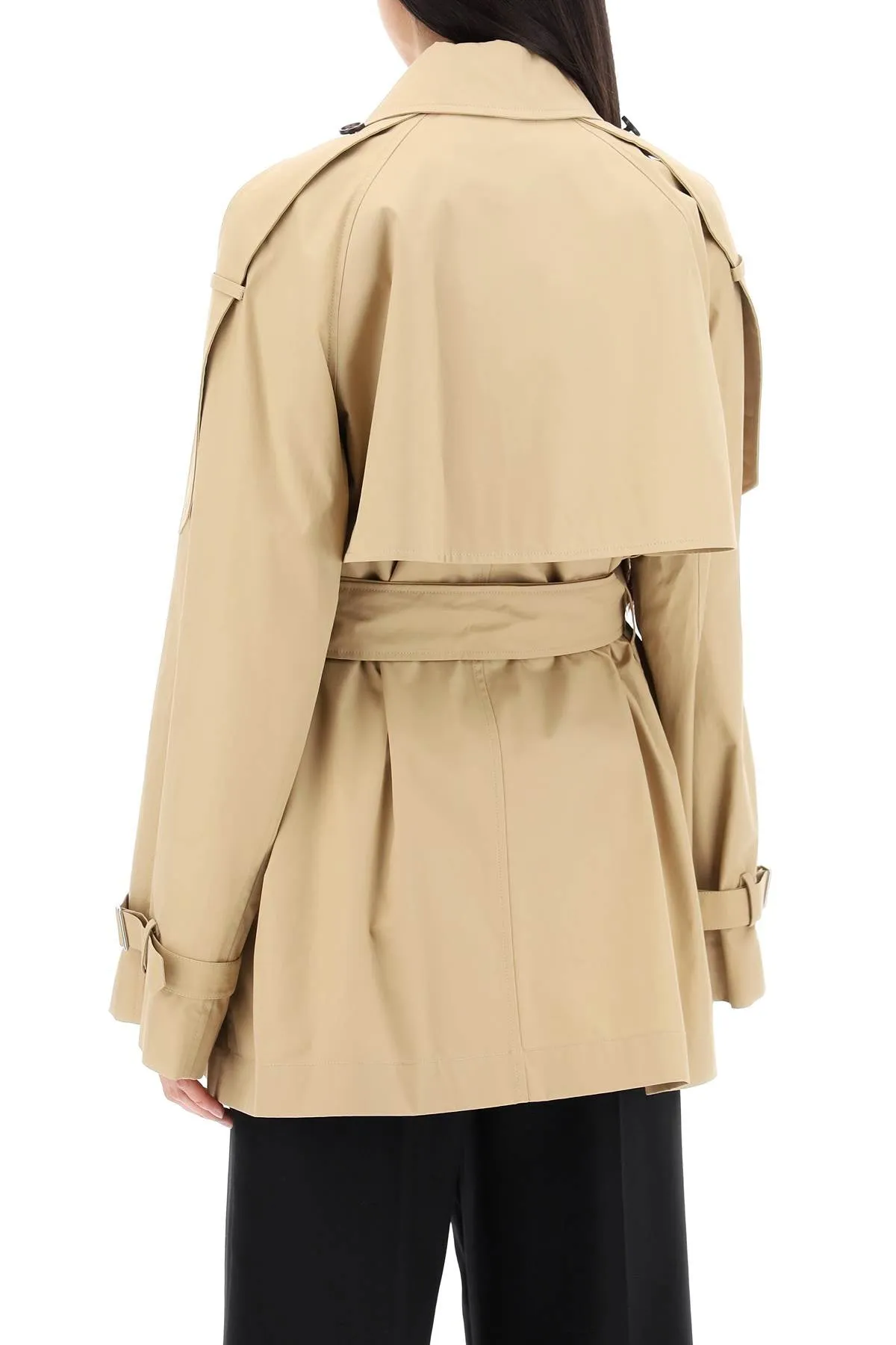 Burberry Double-Breasted Midi Trench Coat