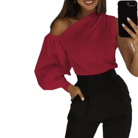 Celmia Solid Blouses Women.