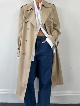 Christian Dior Monsieur Double Breasted Belted Trench Coat - L/XL