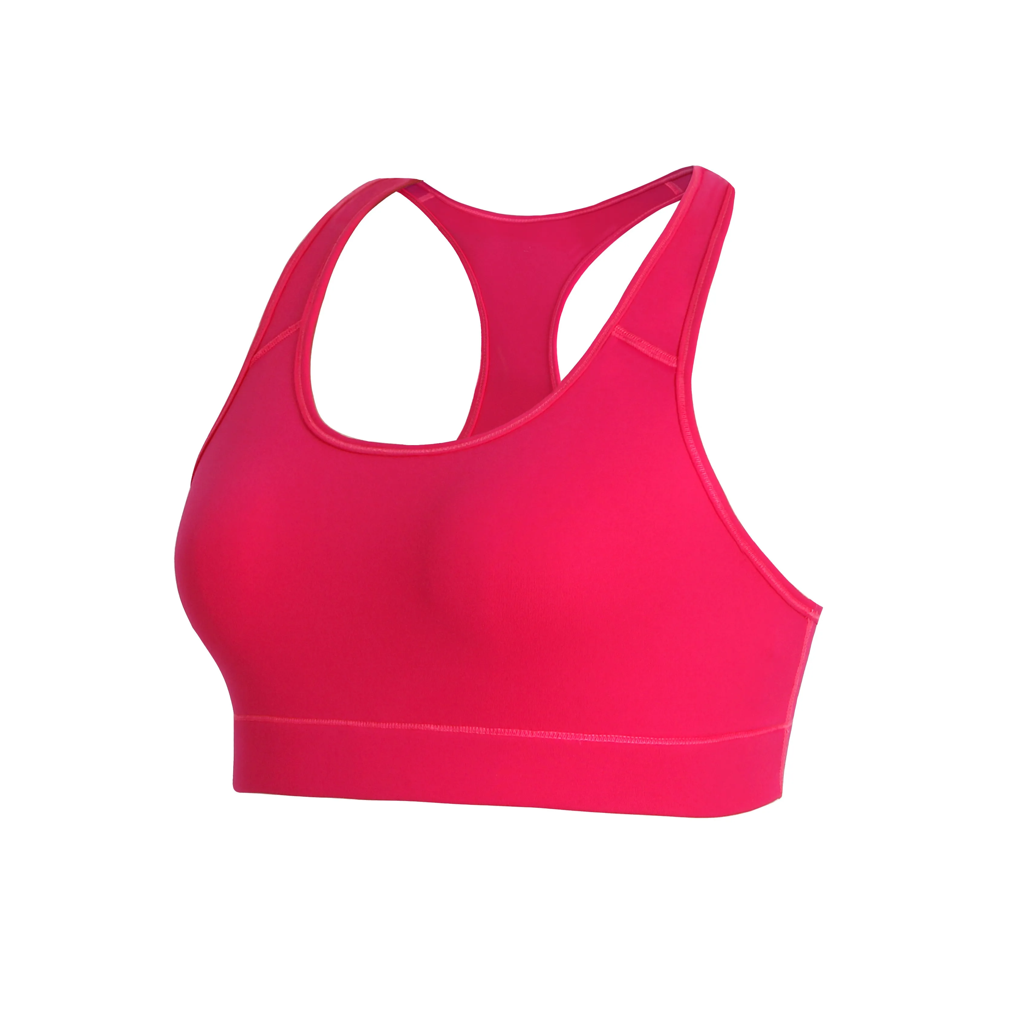 Compression Racerback Sports Bras red_Jogging