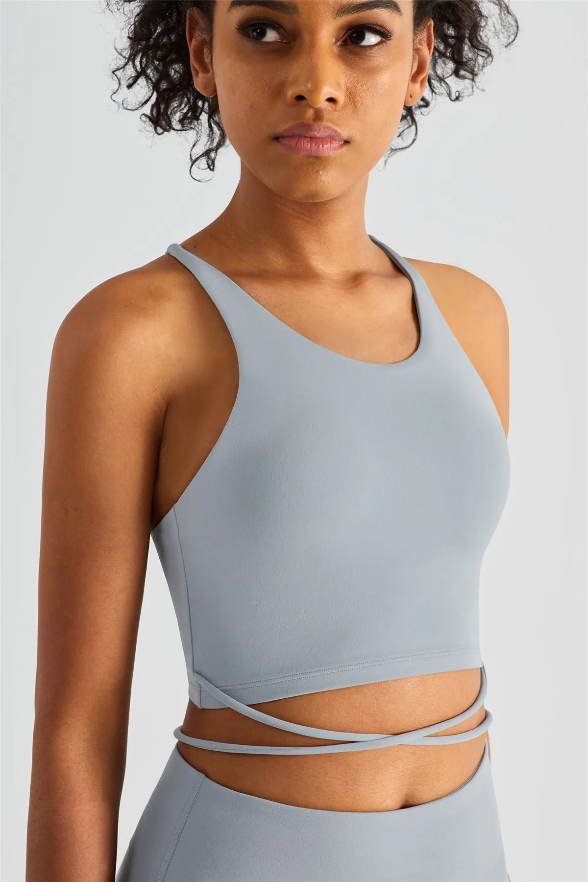 Crossover Straps Sports Bra