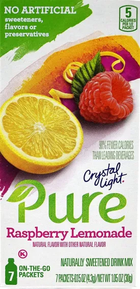 Crystal Light Pure Raspberry Lemonade On the Go 7ct