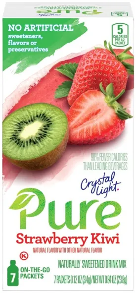 Crystal Light Pure Strawberry Kiwi On the Go 7ct