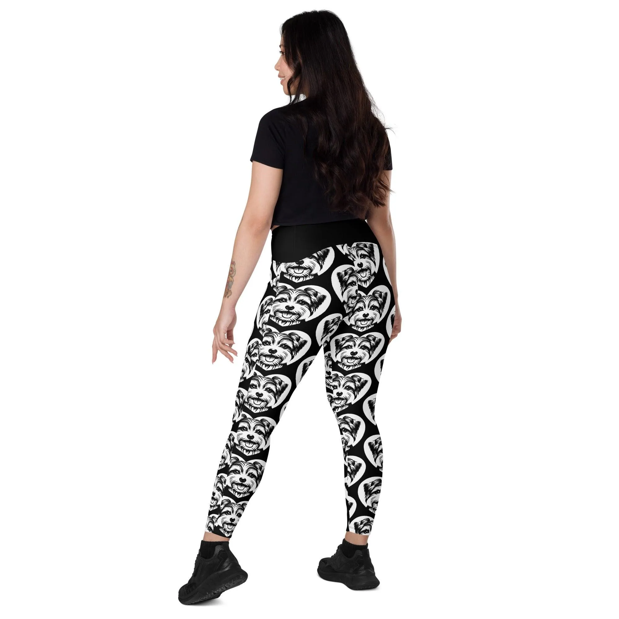 DOG BREED LEGGINGS with pockets - BIEWER TERRIER - HERTTAHOUND