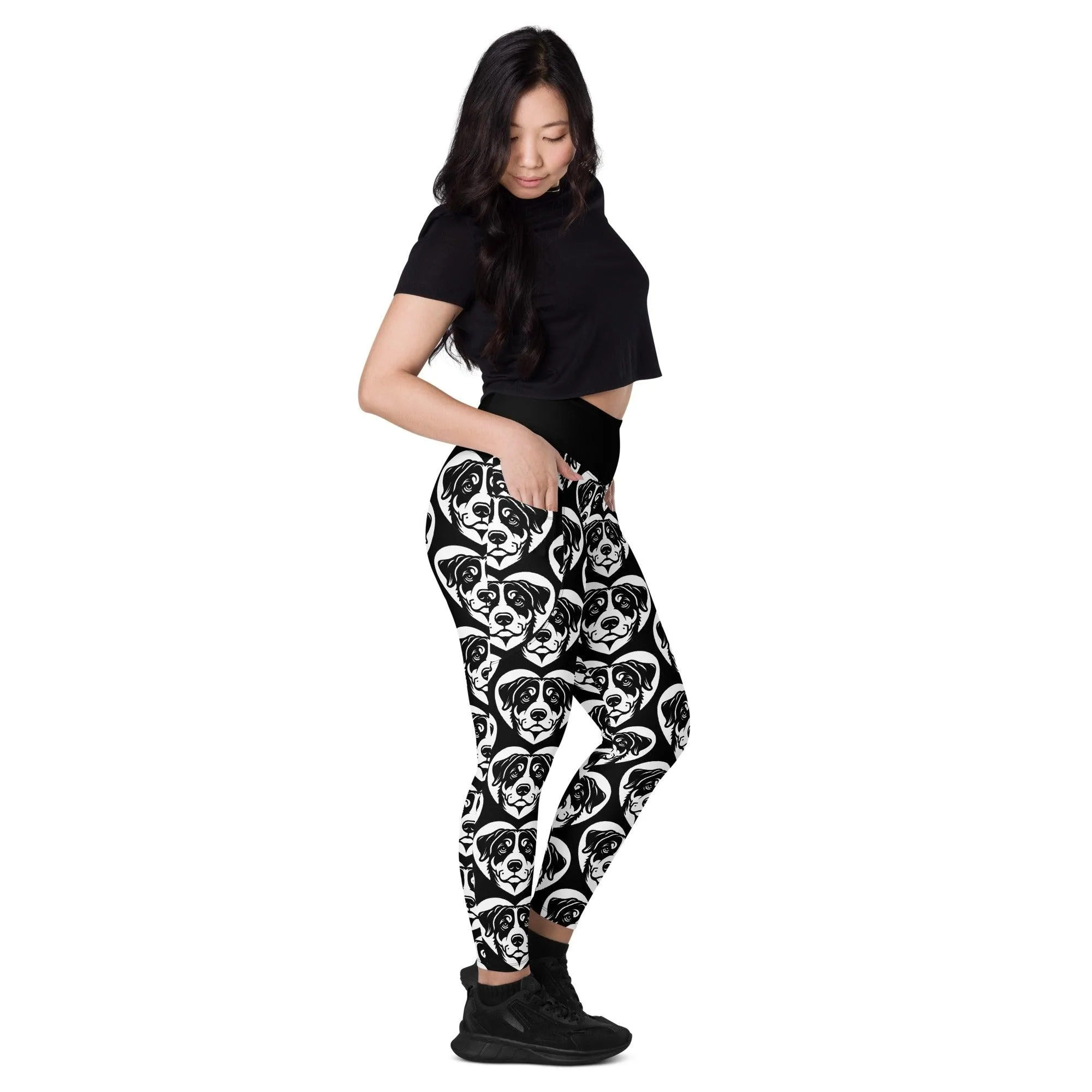 DOG BREED LEGGINGS with pockets - ENTLEBUCHER MOUNTAIN DOG - HERTTAHOUND