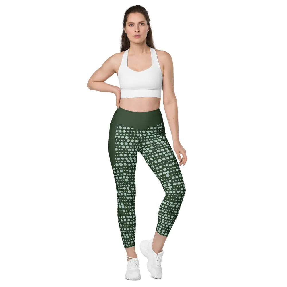 Dotted Yoga Leggings with pockets