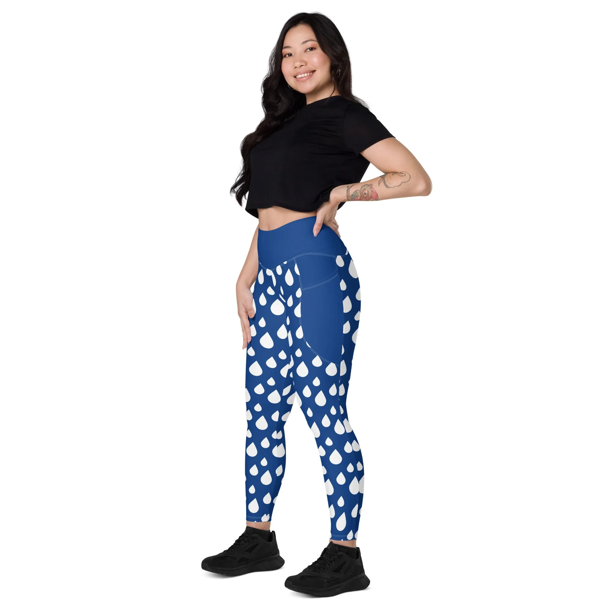 Dotted Yoga Leggings with pockets