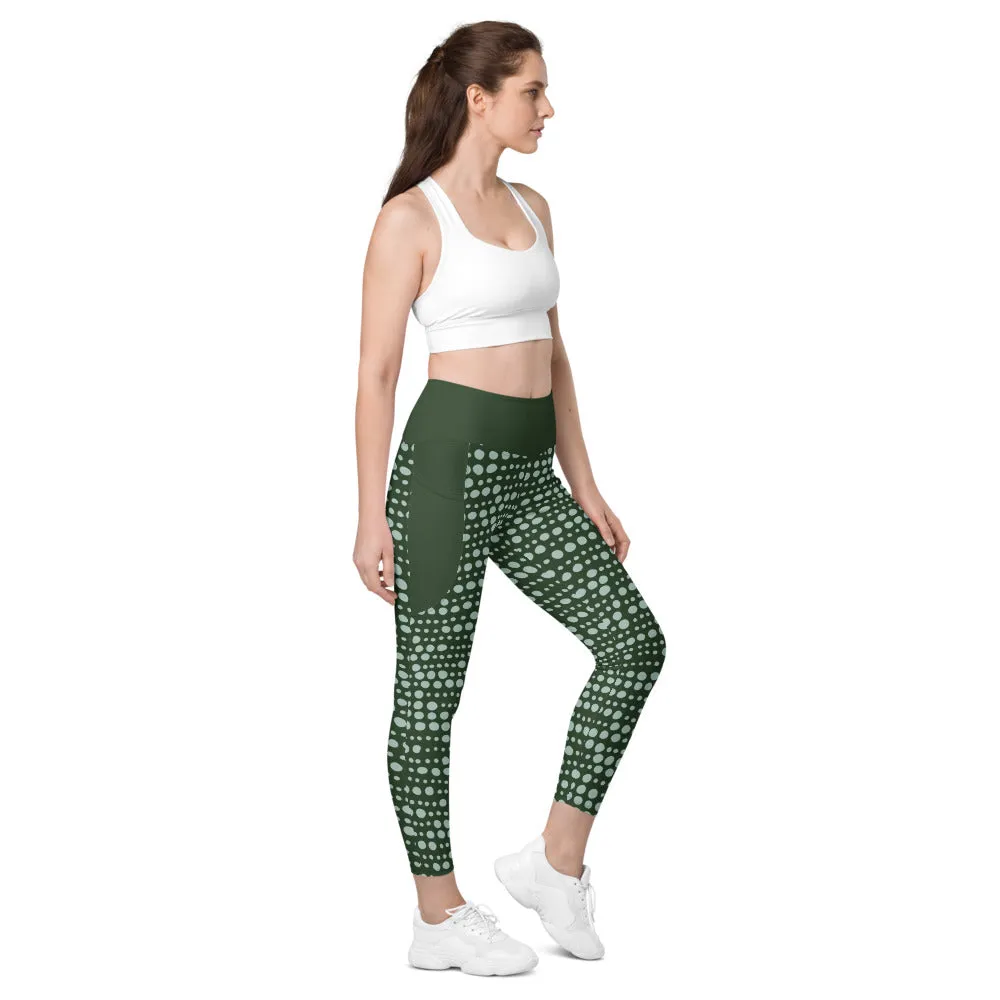 Dotted Yoga Leggings with pockets