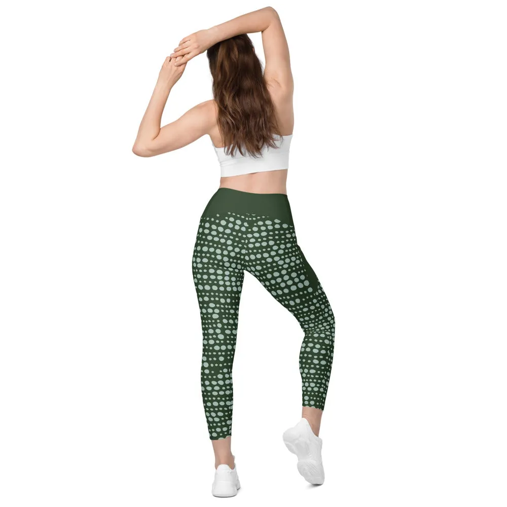 Dotted Yoga Leggings with pockets