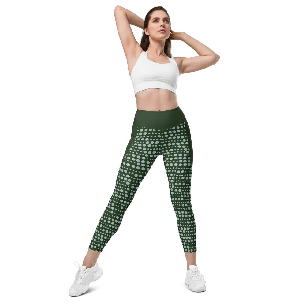 Dotted Yoga Leggings with pockets