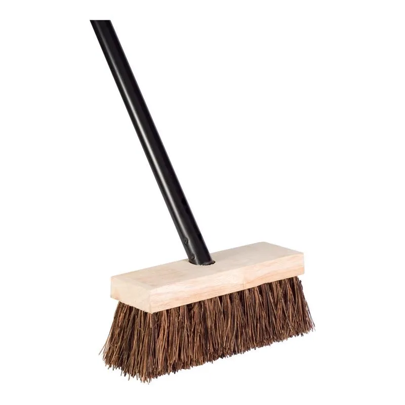 DQB 7-3/4 in. W Medium Bristle 48 in. Plastic Handle Scrub Brush