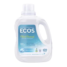 ECOS Free & Clear Scent Laundry Detergent Liquid 100 oz 1 pk