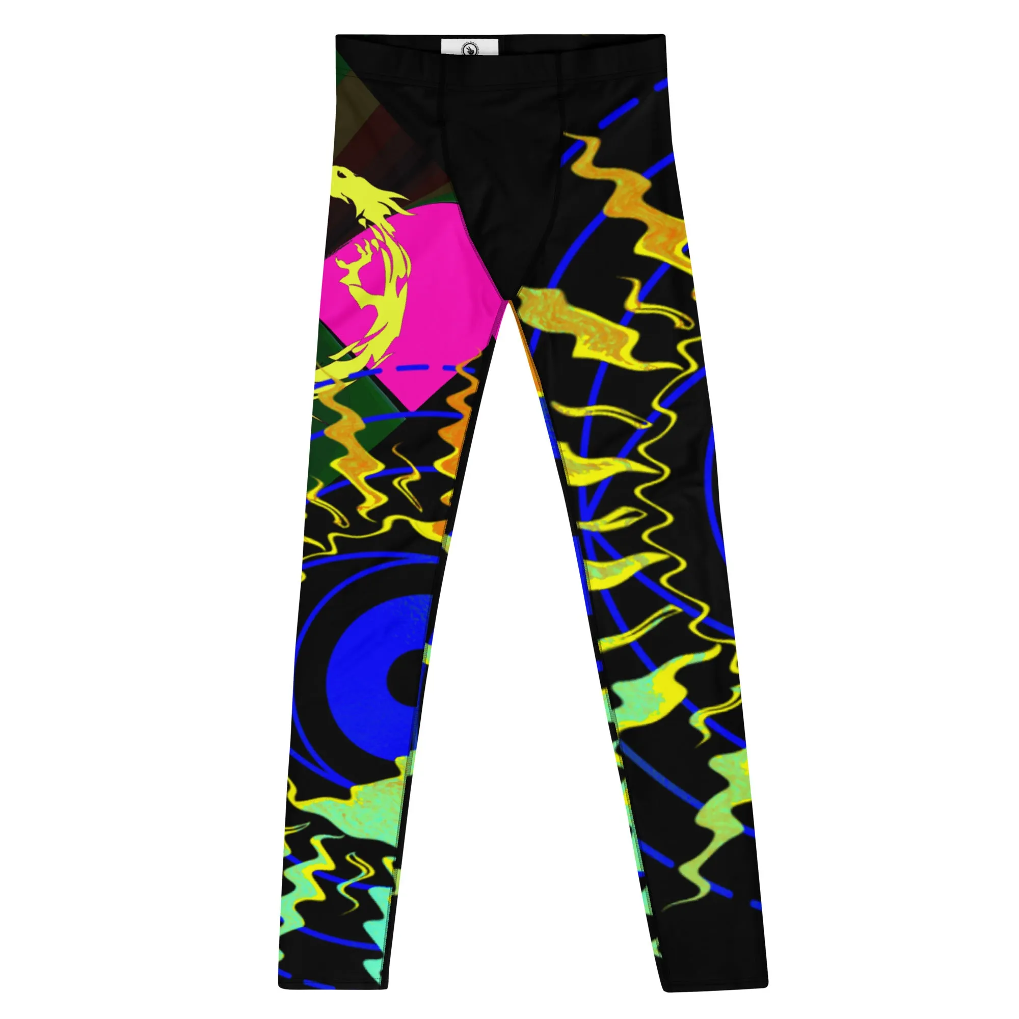 Electric Ecstatic Dance, Men's Dance Pants, Yoga, Gym Pants | Festival Clothing | Flow Wear, Men's Leggings