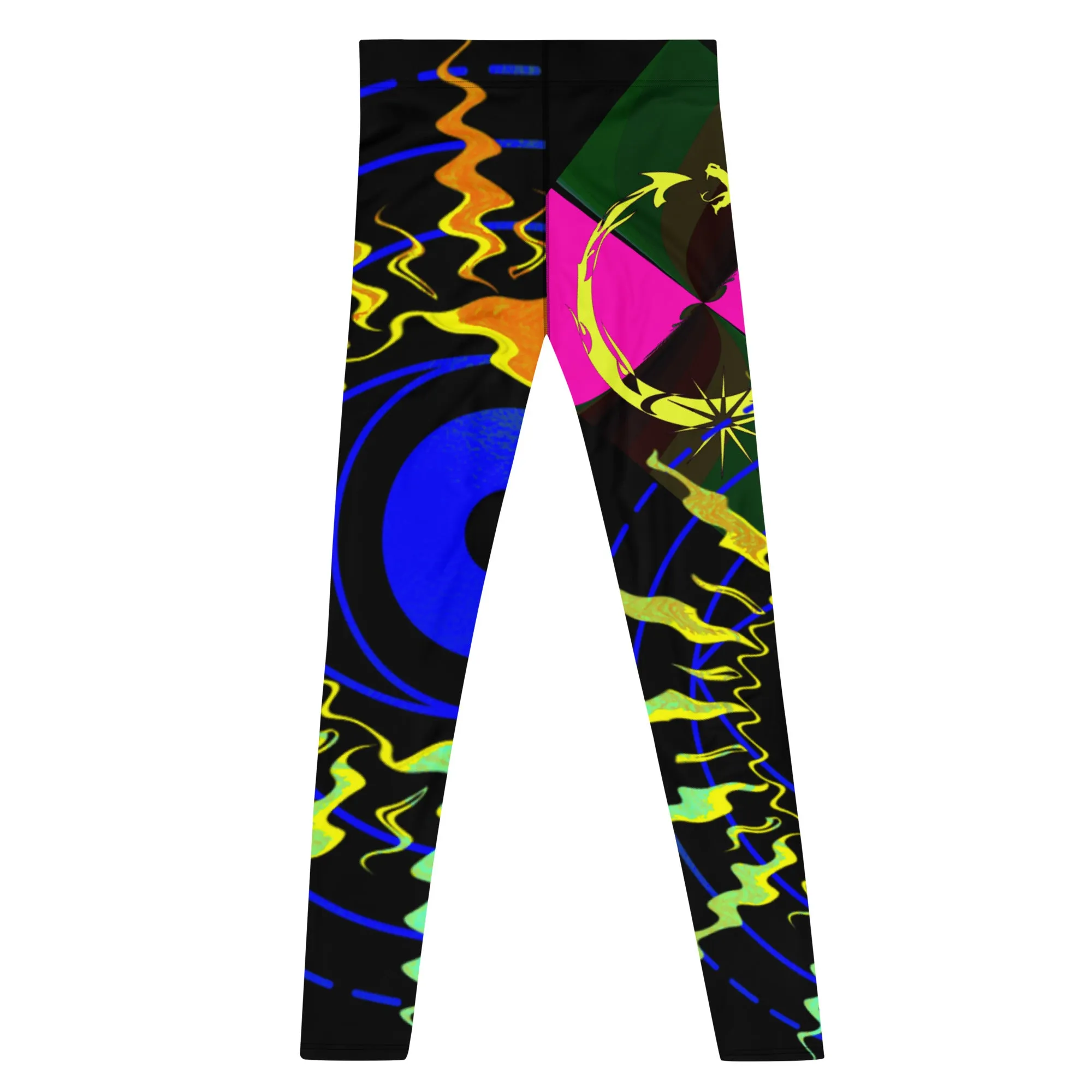 Electric Ecstatic Dance, Men's Dance Pants, Yoga, Gym Pants | Festival Clothing | Flow Wear, Men's Leggings