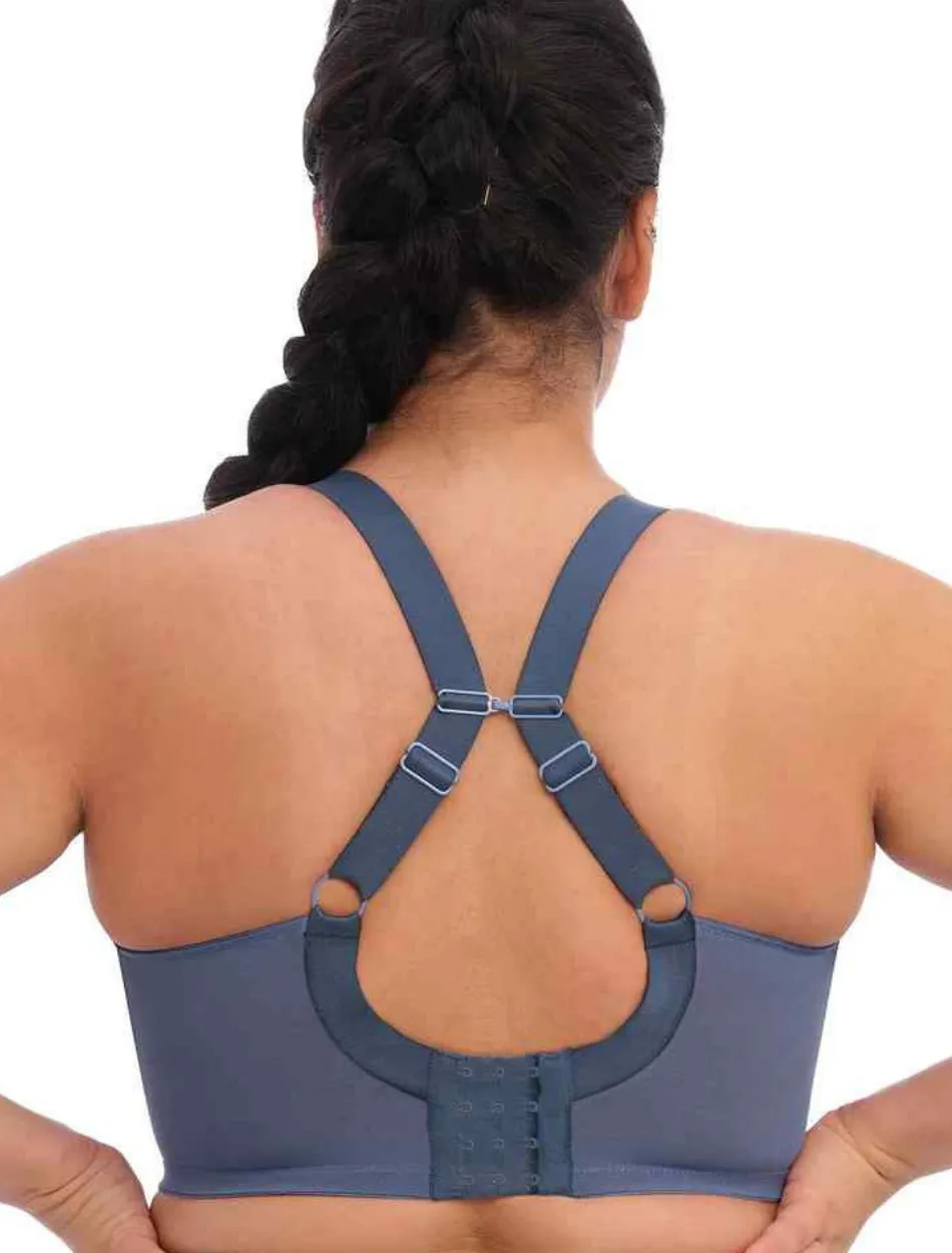 Elomi Energise Sports Bras Underwire Sports Bra, Vintage Denim