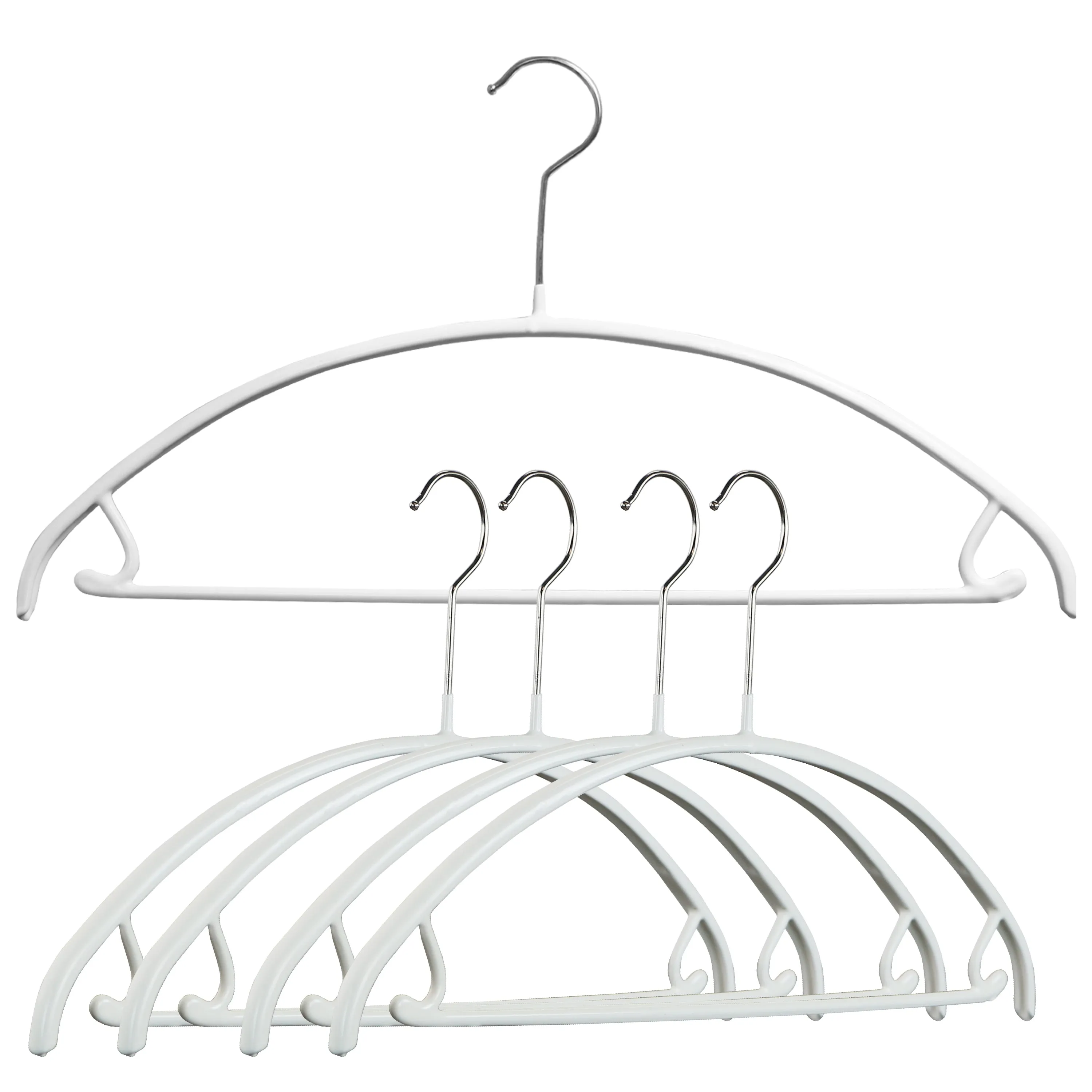 Euro Series- Steel Coated Hanger Narrow Width,  Model 36-U, White