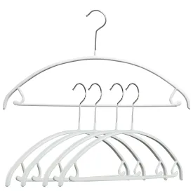 Euro Series- Steel Coated Hanger Narrow Width,  Model 36-U, White