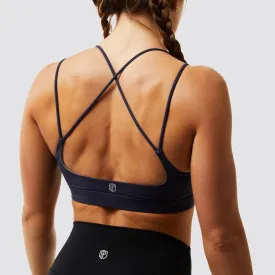 Exhale Sports Bra (Navy)