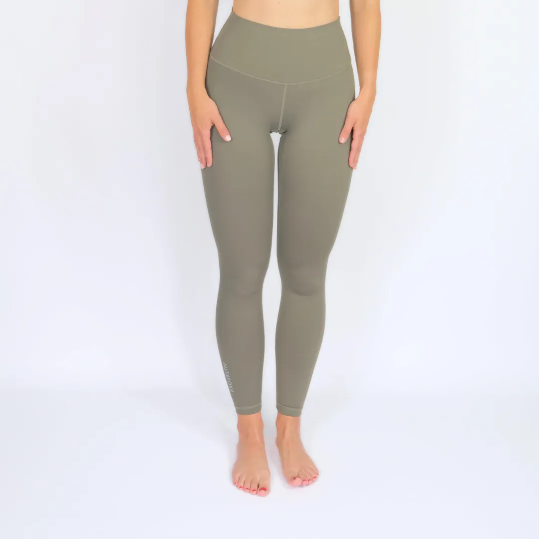 EXOPRO SPORT LEGGINGS OLIVE GREEN