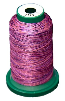 Exquisite Medley Variegated Thread - Pansy Patch 1000M V115