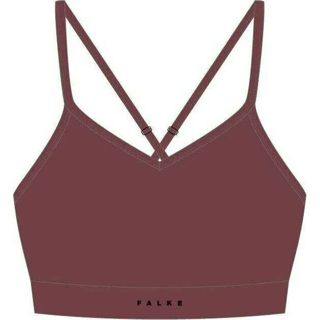 Falke Perform Better Bra Light Sports Bra - Burgundy