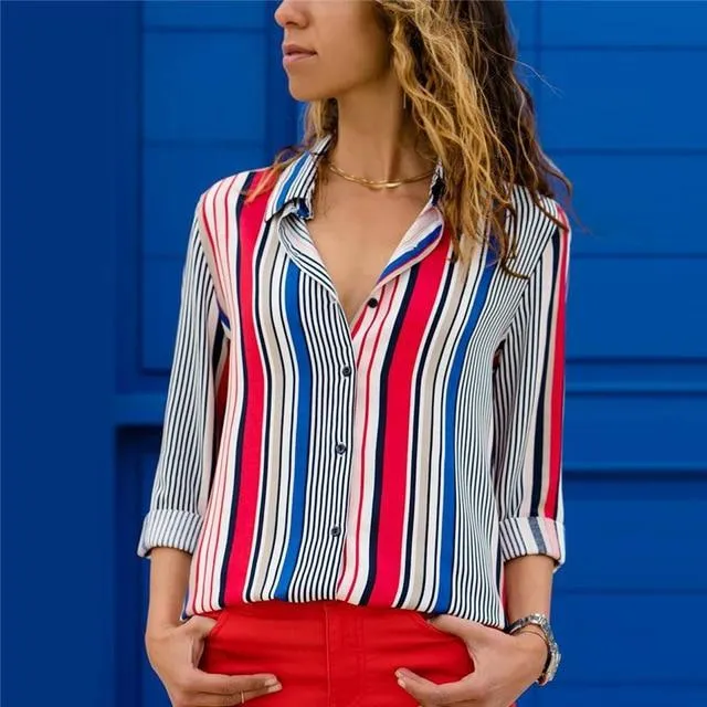 fashion Leisure Blouse Shirt Casual Tops