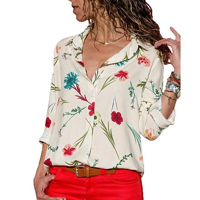 fashion Leisure Blouse Shirt Casual Tops