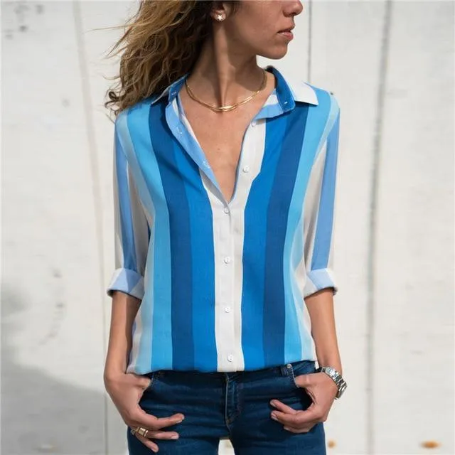 fashion Leisure Blouse Shirt Casual Tops