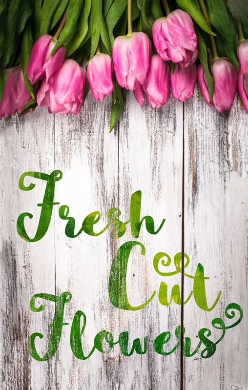 Fresh Cut Flowers- 28" x 44" .020 Styrene Insert