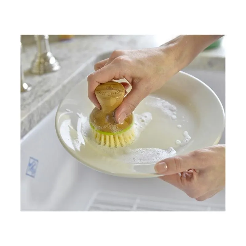 Full Circle Bubble Up 2.36 in. W Medium Bristle Bamboo Handle Dish Brush