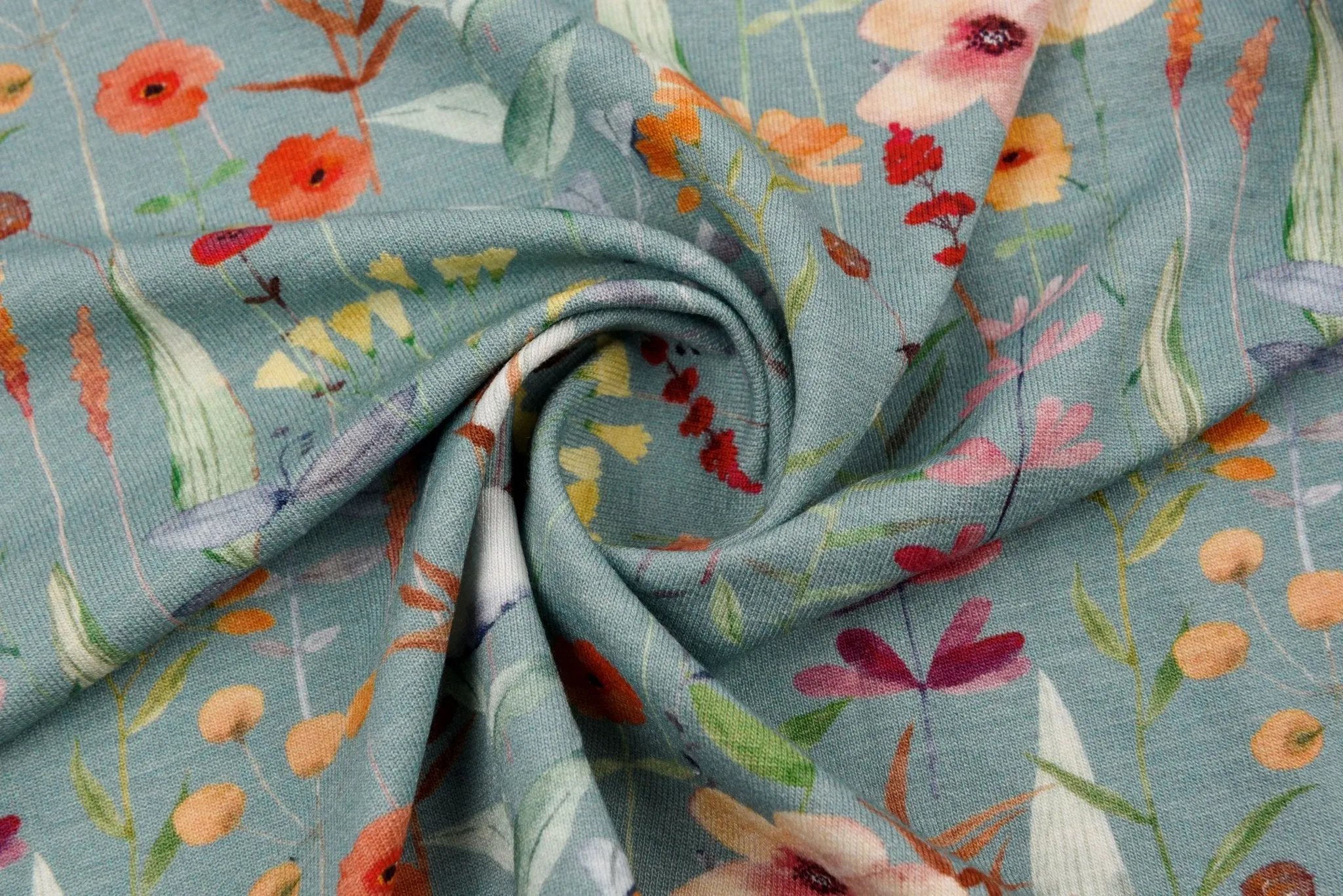 Garden Blossom  Viscose Spandex Jersey Fabric - 6454