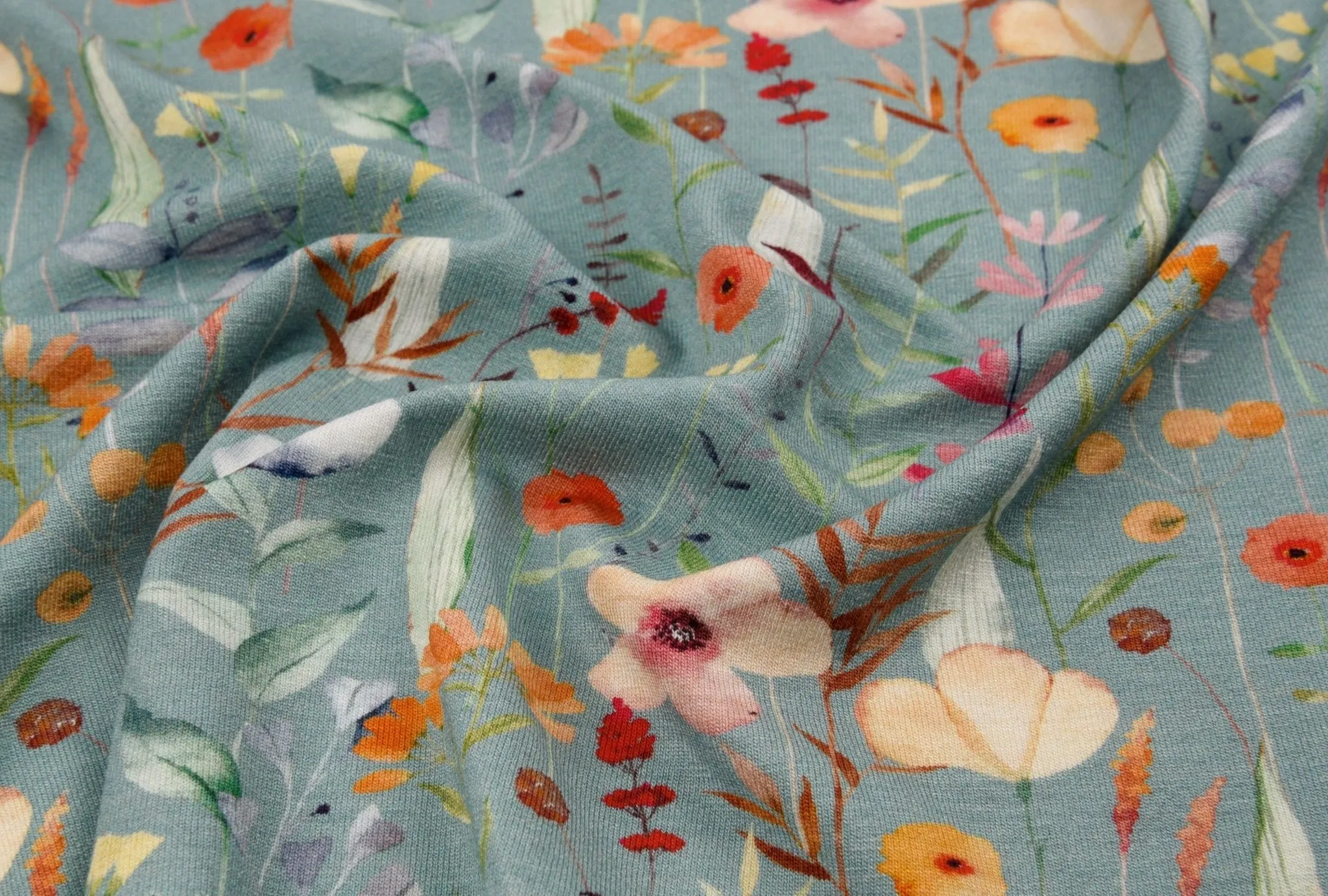 Garden Blossom  Viscose Spandex Jersey Fabric - 6454