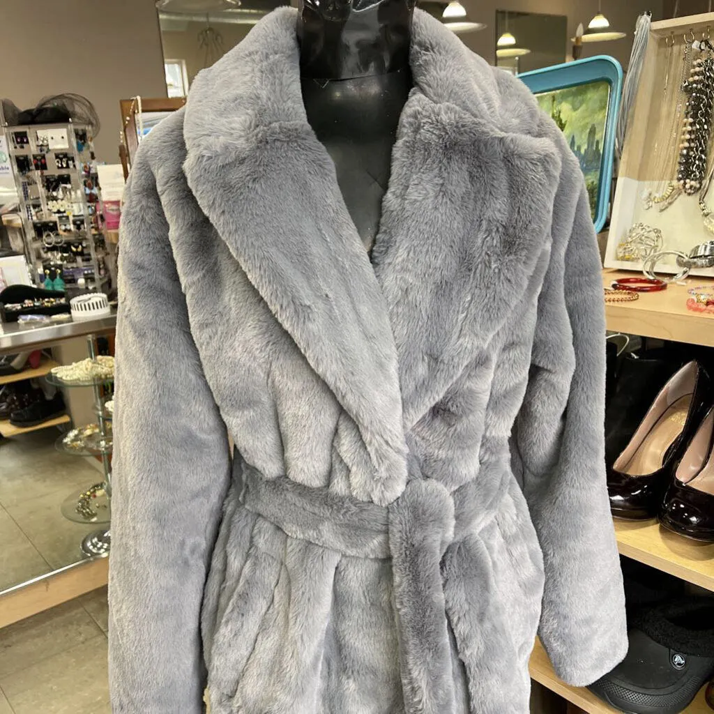 H&M Faux fur Coat S NWT