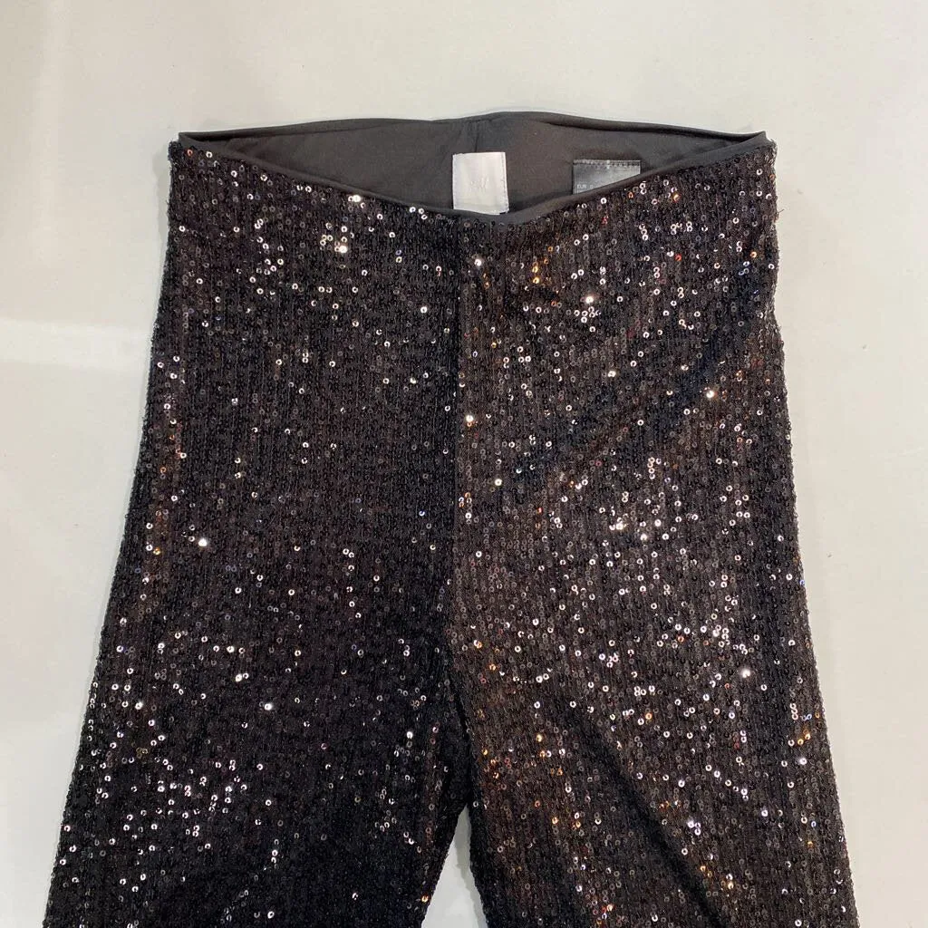 H&M lined sequin leggings NWT S