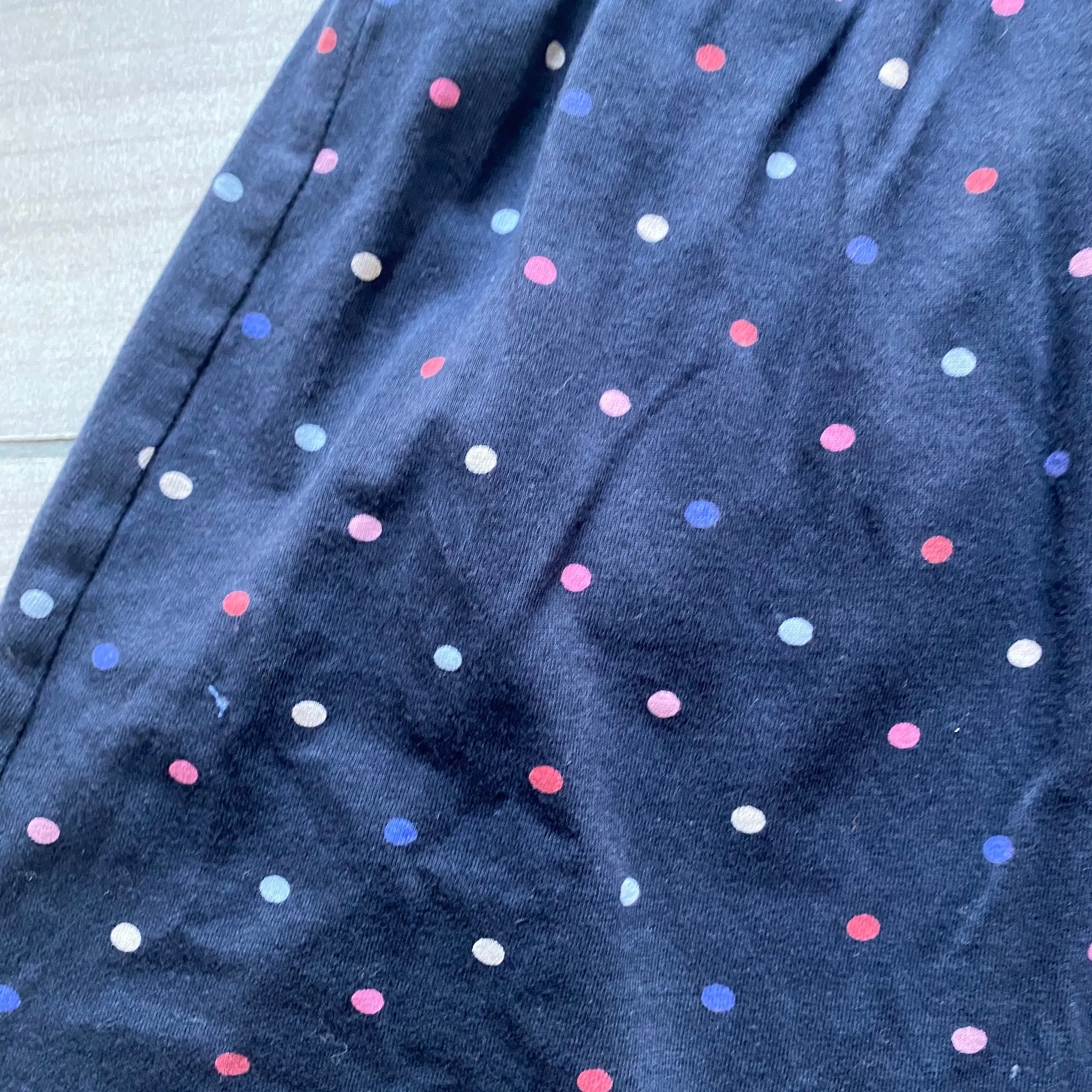 H&M Navy Polka Dot Cotton Dress