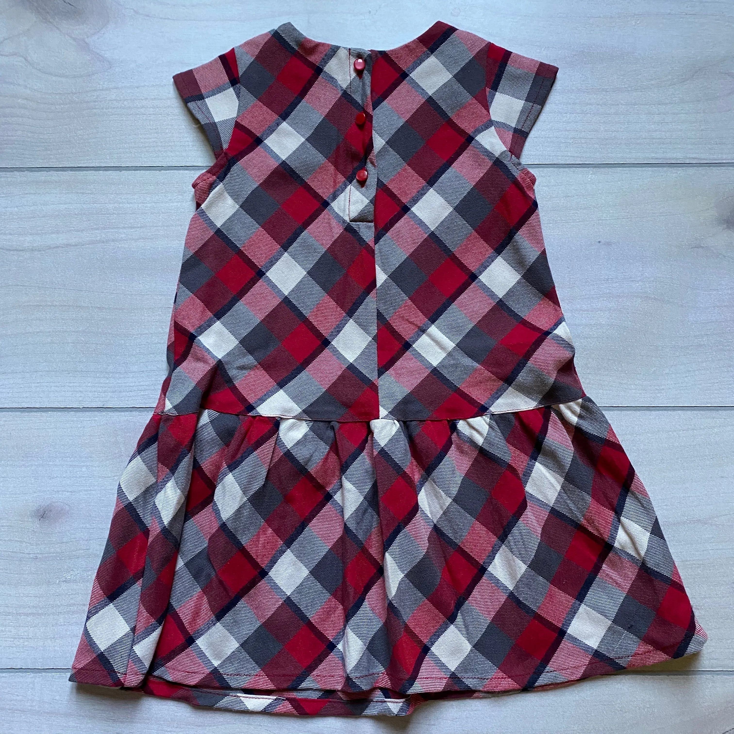 H&M Plaid Holiday Dress