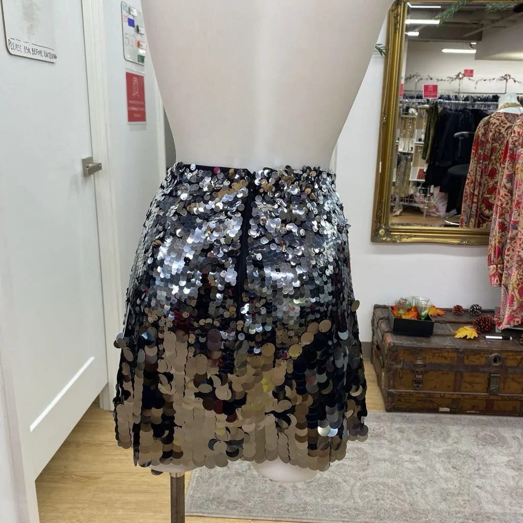 H&M sequin disk skirt 10 NWT