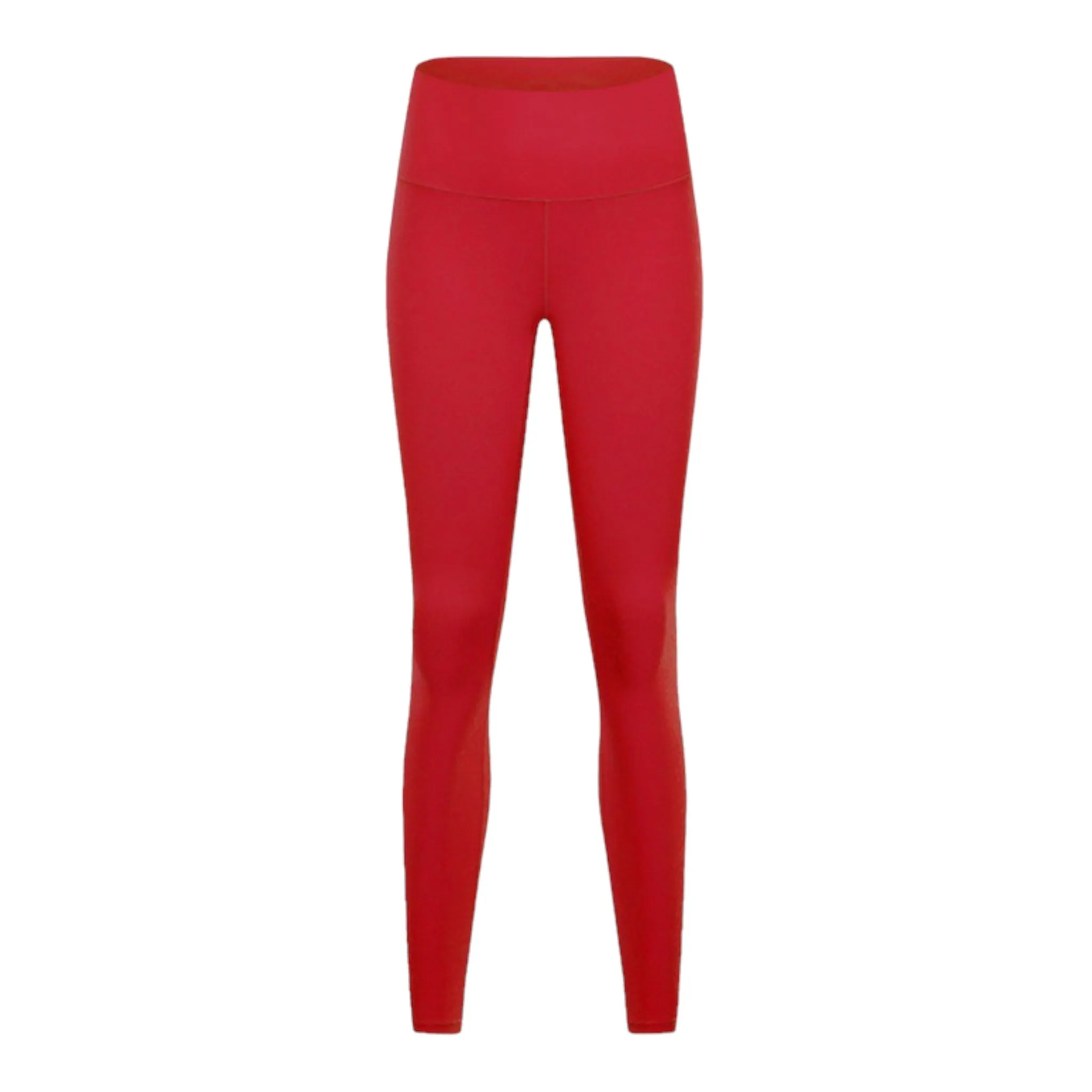 High Waisted Leggings Red